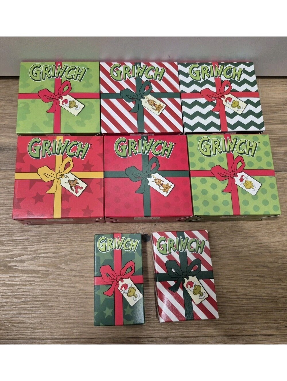 (X8) Complete Full Set McDonald's 2025 Canada Grinch Max Dog Plush Toys Games